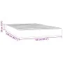 Taschenfederkernmatratze in Rosa aus Samt 120x210x20 cm von , Matratzen - Ref: Foro24-4016581, Preis: 165,30 €, Rabatt: %