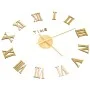 Reloj 3D de pared con diseño moderno dorado 100 cm XXL de vidaXL, Relojes de pared - Ref: Foro24-325160, Precio: 20,50 €, Des...