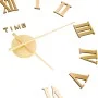 Reloj 3D de pared con diseño moderno dorado 100 cm XXL de vidaXL, Relojes de pared - Ref: Foro24-325160, Precio: 20,50 €, Des...