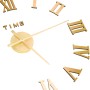 Reloj 3D de pared con diseño moderno dorado 100 cm XXL de vidaXL, Relojes de pared - Ref: Foro24-325160, Precio: 20,90 €, Des...