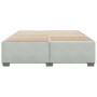 Estructura de cama de terciopelo gris claro 180x200 cm de , Camas y somieres - Ref: Foro24-3284649, Precio: 233,13 €, Descuen...
