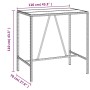 Set de muebles de bar 5 piezas con cojines ratán sintético gris de , Conjuntos de jardín - Ref: Foro24-3203925, Precio: 539,7...