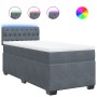 Cama box spring individual con colchón terciopelo gris oscuro de , Camas y somieres - Ref: Foro24-3288772, Precio: 346,50 €, ...