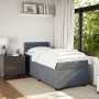 Cama box spring individual con colchón terciopelo gris oscuro de , Camas y somieres - Ref: Foro24-3288772, Precio: 346,50 €, ...