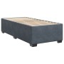 Cama box spring individual con colchón terciopelo gris oscuro de , Camas y somieres - Ref: Foro24-3288772, Precio: 346,50 €, ...