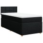 Cama box spring individual con colchón tela negro de , Camas y somieres - Ref: Foro24-3286859, Precio: 336,68 €, Descuento: %