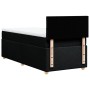 Cama box spring individual con colchón tela negro de , Camas y somieres - Ref: Foro24-3286859, Precio: 336,68 €, Descuento: %