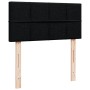 Cama box spring individual con colchón tela negro de , Camas y somieres - Ref: Foro24-3286859, Precio: 336,68 €, Descuento: %