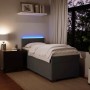 Cama box spring individual con colchón terciopelo gris oscuro de , Camas y somieres - Ref: Foro24-3288770, Precio: 333,96 €, ...