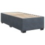 Cama box spring individual con colchón terciopelo gris oscuro de , Camas y somieres - Ref: Foro24-3288770, Precio: 333,96 €, ...