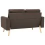 Zweiteilige Sofagarnitur aus braunem Stoff von vidaXL, Sofas - Ref: Foro24-3056616, Preis: 487,10 €, Rabatt: %