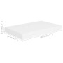 Estantes flotantes de pared 4 uds MDF blanco 40x23x3,8 cm en Estanterías | Comprar online en Foru.es