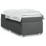 Box spring bed with dark gray fabric mattress 90x190 cm by , Beds and slatted bases - Ref: Foro24-3285177, Price: 330,71 €, D...