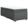 Cama box spring con colchón tela gris oscuro 90x190 cm de , Camas y somieres - Ref: Foro24-3285177, Precio: 335,84 €, Descuen...