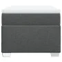 Box spring bed with dark gray fabric mattress 90x190 cm by , Beds and slatted bases - Ref: Foro24-3285177, Price: 330,71 €, D...