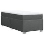 Cama box spring con colchón tela gris oscuro 90x190 cm de , Camas y somieres - Ref: Foro24-3285177, Precio: 335,84 €, Descuen...