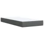 Box spring bed with dark gray fabric mattress 90x190 cm by , Beds and slatted bases - Ref: Foro24-3285177, Price: 330,71 €, D...