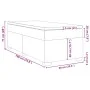 Box spring bed with dark gray fabric mattress 90x190 cm by , Beds and slatted bases - Ref: Foro24-3285177, Price: 330,71 €, D...