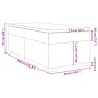 Cama box spring con colchón tela gris oscuro 90x190 cm de , Camas y somieres - Ref: Foro24-3285177, Precio: 335,84 €, Descuen...