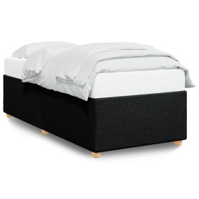 Estructura de cama de tela negro 80x200 cm de , Camas y somieres - Ref: Foro24-3284689, Precio: 118,10 €, Descuento: %