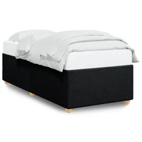 Estructura de cama de tela negro 80x200 cm de , Camas y somieres - Ref: Foro24-3284689, Precio: 116,72 €, Descuento: %