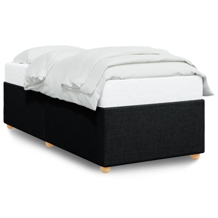 Estructura de cama de tela negro 80x200 cm de , Camas y somieres - Ref: Foro24-3284689, Precio: 118,10 €, Descuento: %