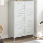 Aparador de acero blanco 68x39x113 cm de , Aparadores - Ref: Foro24-842963, Precio: 151,99 €, Descuento: %