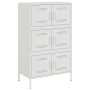 Aparador de acero blanco 68x39x113 cm de , Aparadores - Ref: Foro24-842963, Precio: 151,99 €, Descuento: %