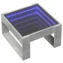 Mesa de centro con Infinity LED gris hormigón 50x53x30 cm de , Mesas de centro - Ref: Foro24-847626, Precio: 74,57 €, Descuen...