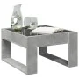 Mesa de centro con Infinity LED gris hormigón 50x53x30 cm de , Mesas de centro - Ref: Foro24-847626, Precio: 74,57 €, Descuen...