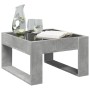 Mesa de centro con Infinity LED gris hormigón 50x53x30 cm de , Mesas de centro - Ref: Foro24-847626, Precio: 75,63 €, Descuen...