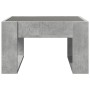 Mesa de centro con Infinity LED gris hormigón 50x53x30 cm de , Mesas de centro - Ref: Foro24-847626, Precio: 75,63 €, Descuen...