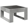 Mesa de centro con Infinity LED gris hormigón 50x53x30 cm de , Mesas de centro - Ref: Foro24-847626, Precio: 74,57 €, Descuen...