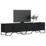 Mueble de TV madera de ingeniería negro 180x34x41 cm de , Muebles TV - Ref: Foro24-848589, Precio: 128,03 €, Descuento: %