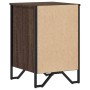 Mesita de noche madera de ingeniería marrón roble 40x41x60 cm de , Mesitas de noche - Ref: Foro24-848528, Precio: 71,73 €, De...