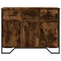 Aparador madera de ingeniería roble ahumado 97x32,5x74,5 cm de , Aparadores - Ref: Foro24-848561, Precio: 121,46 €, Descuento: %