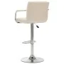 Taburete de barra de cocina de tela color crema de , Taburetes de cocina - Ref: Foro24-283411, Precio: 95,49 €, Descuento: %