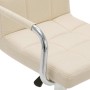 Taburete de barra de cocina de tela color crema de , Taburetes de cocina - Ref: Foro24-283411, Precio: 97,26 €, Descuento: %