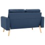 Juego de sofás 2 piezas de tela azul de vidaXL, Sofás - Ref: Foro24-3056618, Precio: 497,53 €, Descuento: %