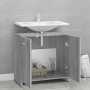 Armario de baño madera contrachapada gris Sonoma 60x33x60 cm de vidaXL, Muebles de baño - Ref: Foro24-815526, Precio: 50,06 €...