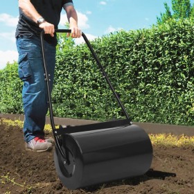 Rodillo para césped negro 63 cm 50 L de , Rodillos para césped - Ref: Foro24-147845, Precio: 97,15 €, Descuento: %