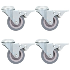 Ruedas giratorias con agujero pasador 8 unidades 50 mm de , Manipulación de materiales - Ref: Foro24-277846, Precio: 25,59 €,...