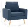 Juego de sofás 2 piezas de tela azul de vidaXL, Sofás - Ref: Foro24-3056618, Precio: 492,57 €, Descuento: %