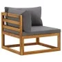2 pcs sectional corner sofas with cushions dark gray fabric by vidaXL, Modular outdoor sofas - Ref: Foro24-311852, Price: 212...
