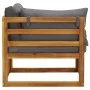 2 pcs sectional corner sofas with cushions dark gray fabric by vidaXL, Modular outdoor sofas - Ref: Foro24-311852, Price: 212...