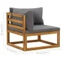 2 pcs sectional corner sofas with cushions dark gray fabric by vidaXL, Modular outdoor sofas - Ref: Foro24-311852, Price: 212...