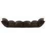 Tumbona de suelo plegable de tela marrón de , Sillas de suelo - Ref: Foro24-325238, Precio: 97,60 €, Descuento: %