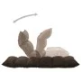 Tumbona de suelo plegable de tela marrón de , Sillas de suelo - Ref: Foro24-325238, Precio: 95,93 €, Descuento: %