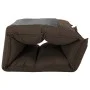 Folding brown fabric floor lounger by , Floor chairs - Ref: Foro24-325238, Price: 95,93 €, Discount: %