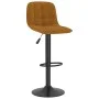 Kitchen stools 2 units brown velvet by , Kitchen stools - Ref: Foro24-333989, Price: 128,07 €, Discount: %